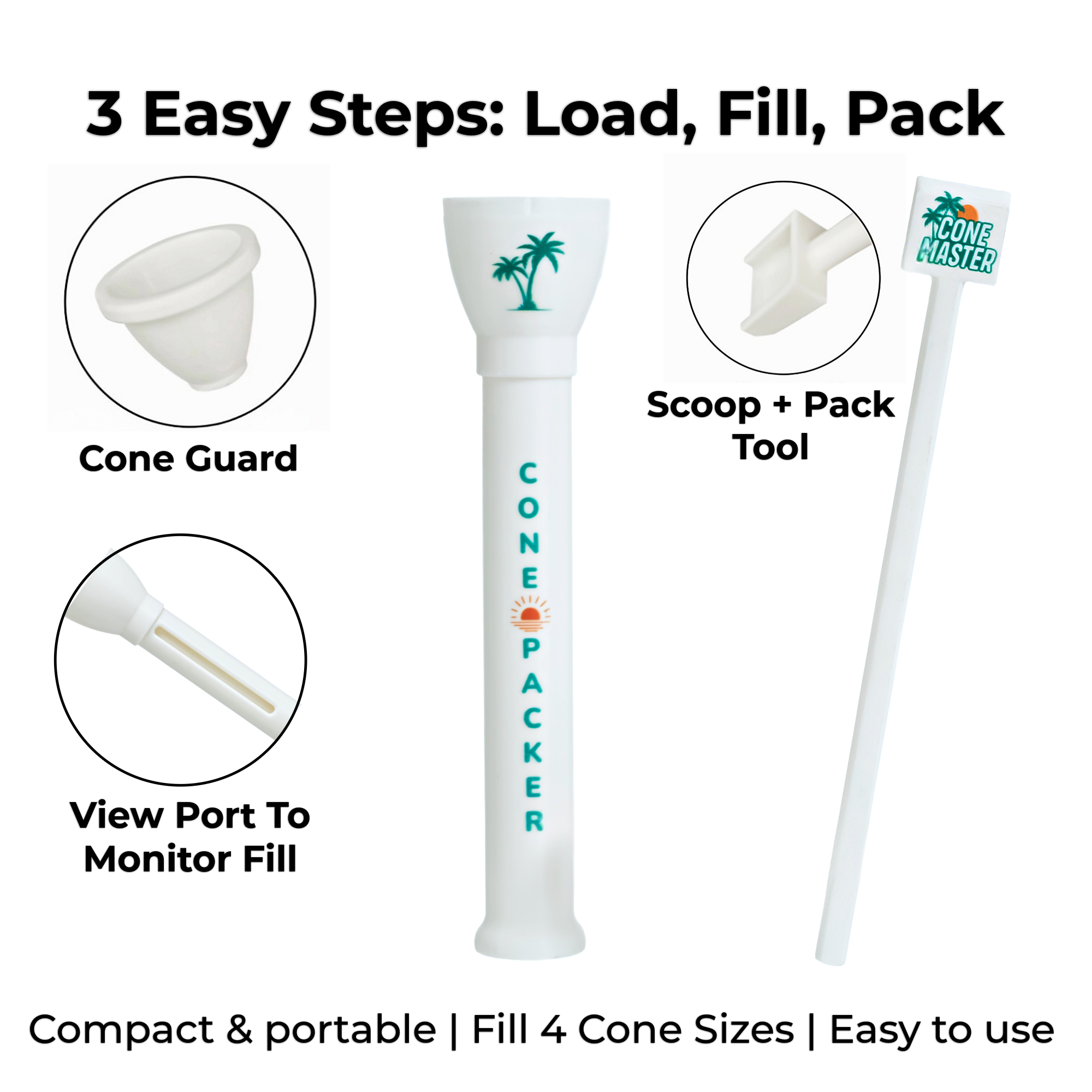 Preroll Maker’s Cone Master Cone Loader - 15 Pack Display