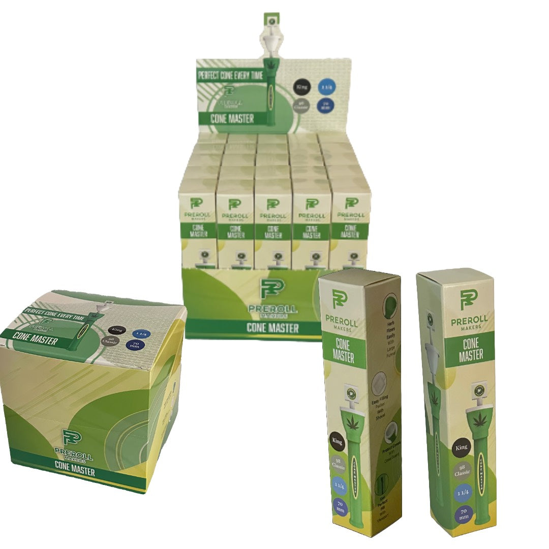 Preroll Maker’s Cone Master Cone Loader - 25 Pack Display